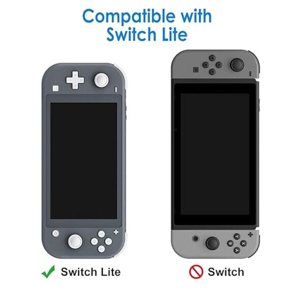 JETech Protective Case for Nintendo Switch Lite 2019 Clear - Picture 2 of 7